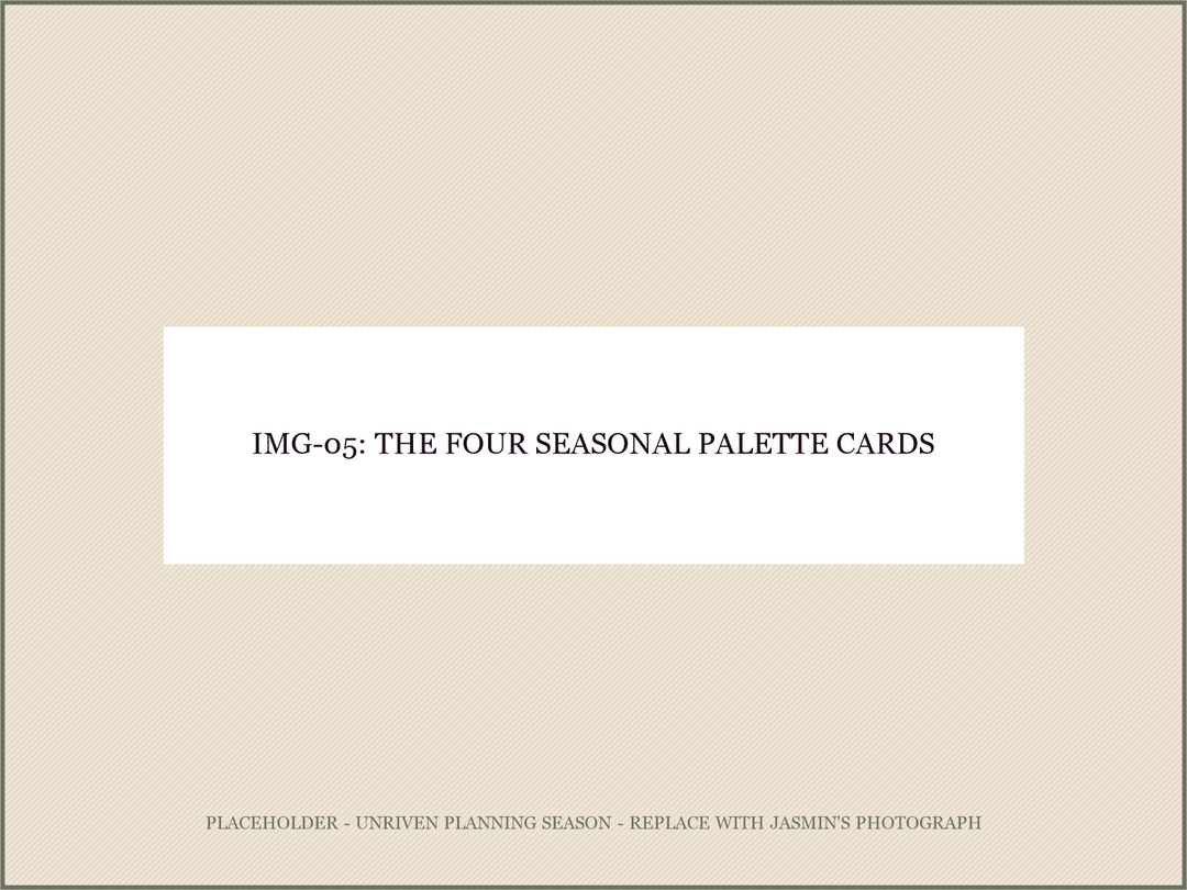 IMG-05: the four seasonal palette cards (existing boards)