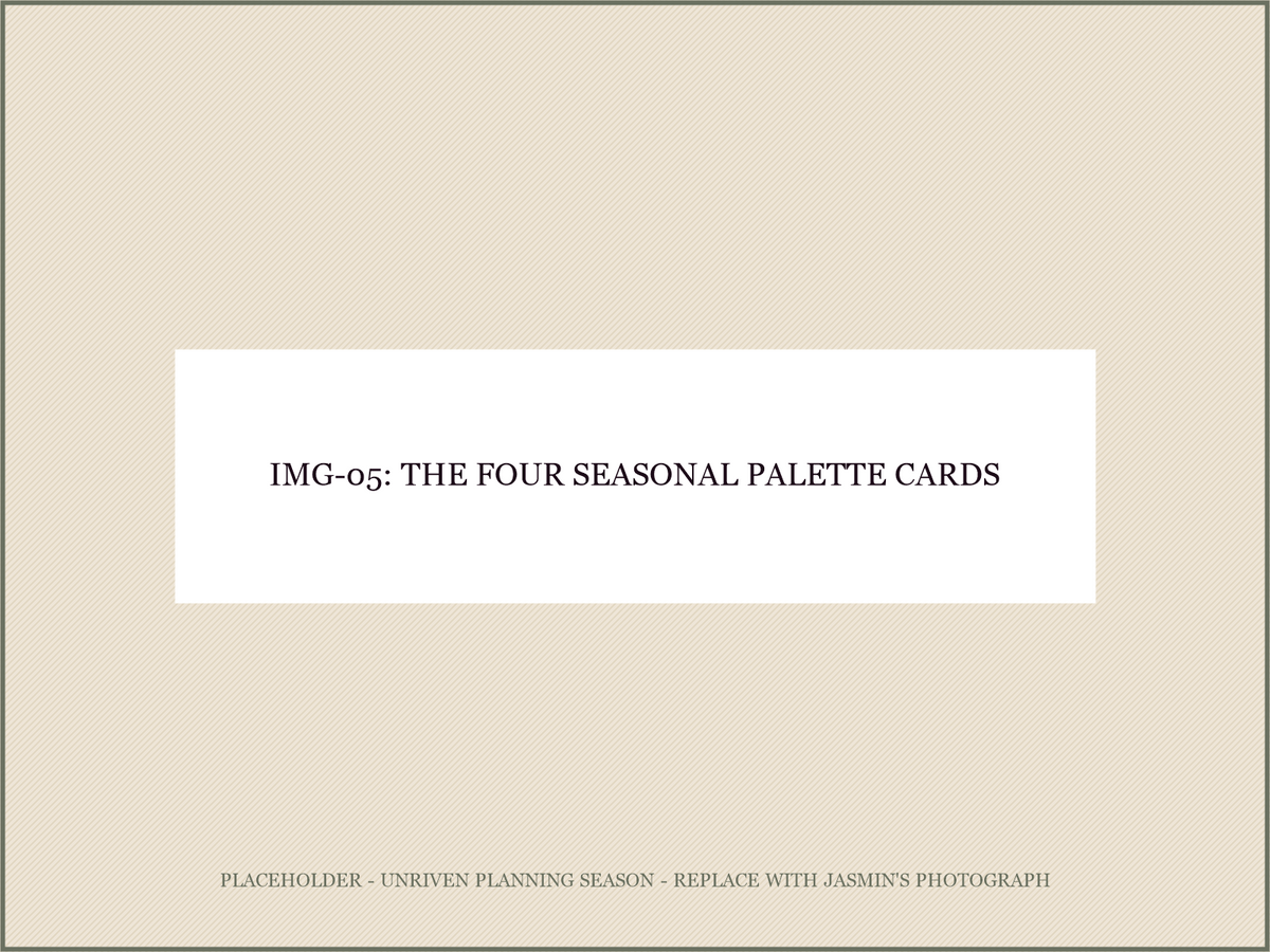 IMG-05: the four seasonal palette cards (existing boards)